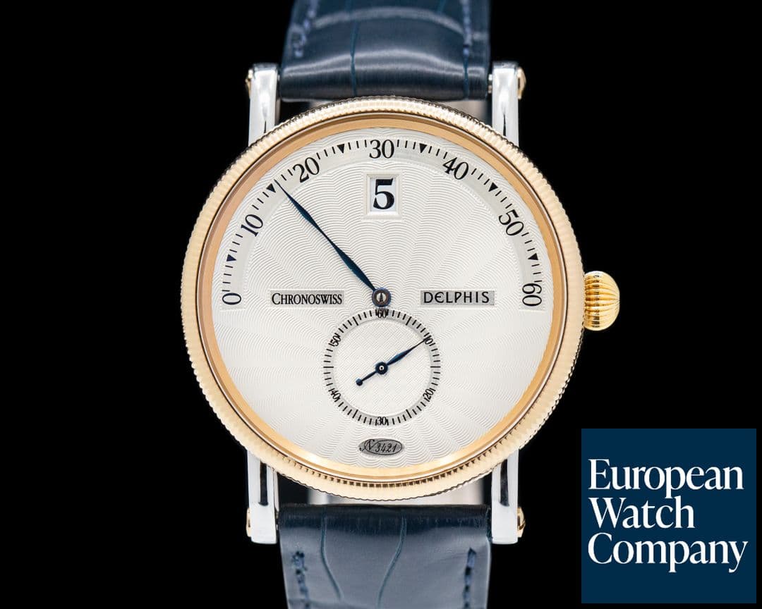 Image of Chronoswiss Delphis Jump Hour Retrograde Minutes SS / 18k Full Set