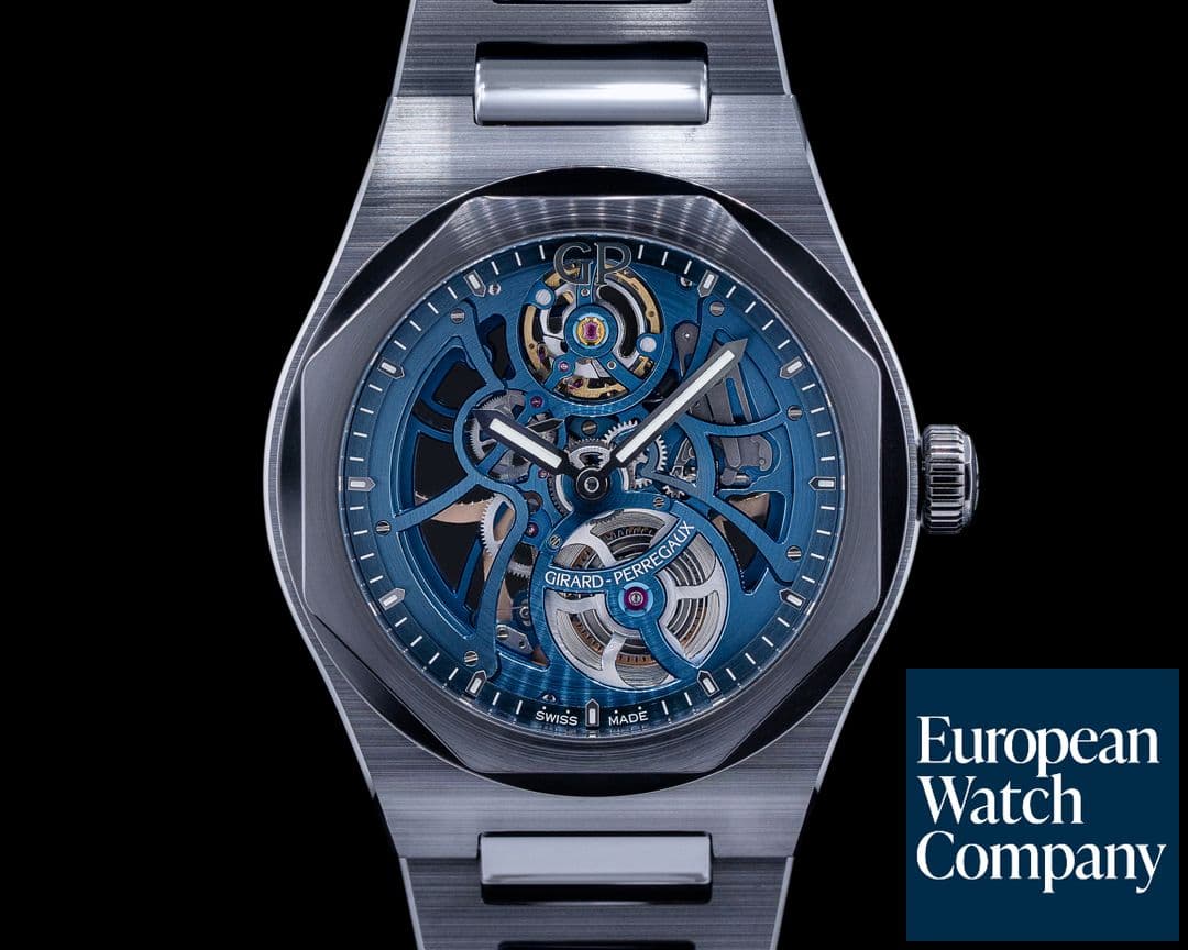 Image of Girard Perregaux Laureato Skeleton Black Ceramic "Earth To Sky" UNWORN