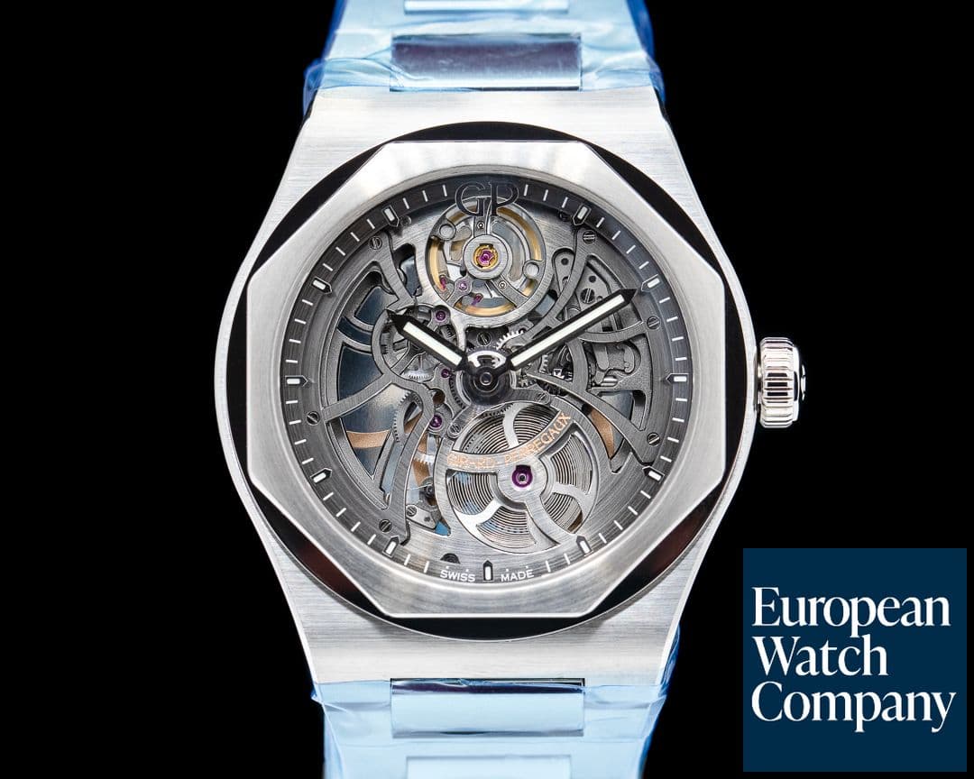 Image of Girard Perregaux Laureato Skeleton 42mm SS / Bracelet UNWORN