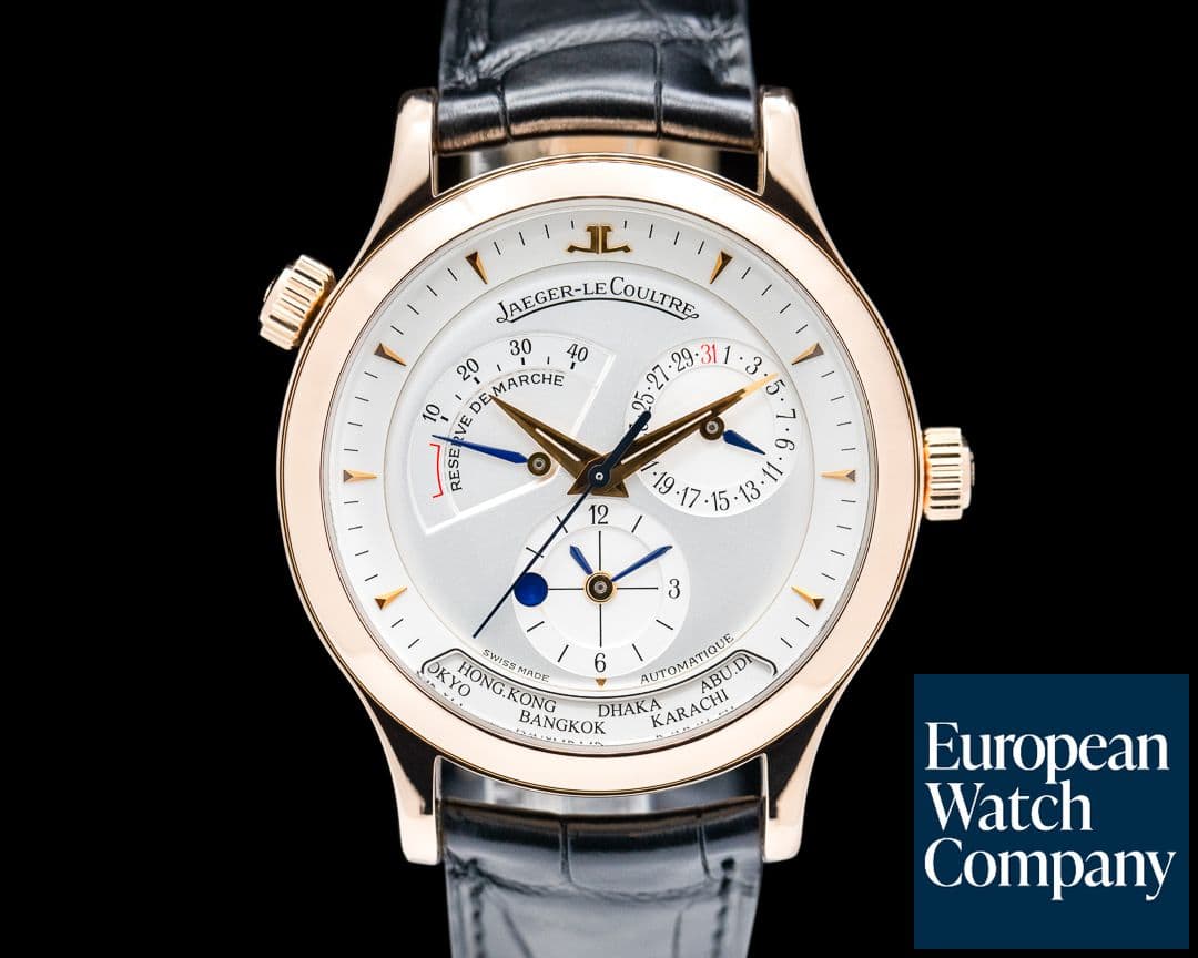 Image of Jaeger LeCoultre Master Geographic 18K Rose Gold 38MM