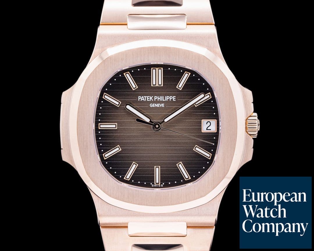 Image of Patek Philippe Jumbo Nautilus 5711/1R 18K Rose Gold Brown Dial 2021