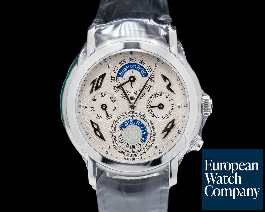 Image of Audemars Piguet Jules Audemars Quantieme Perpetuel Metropolis Platinum 