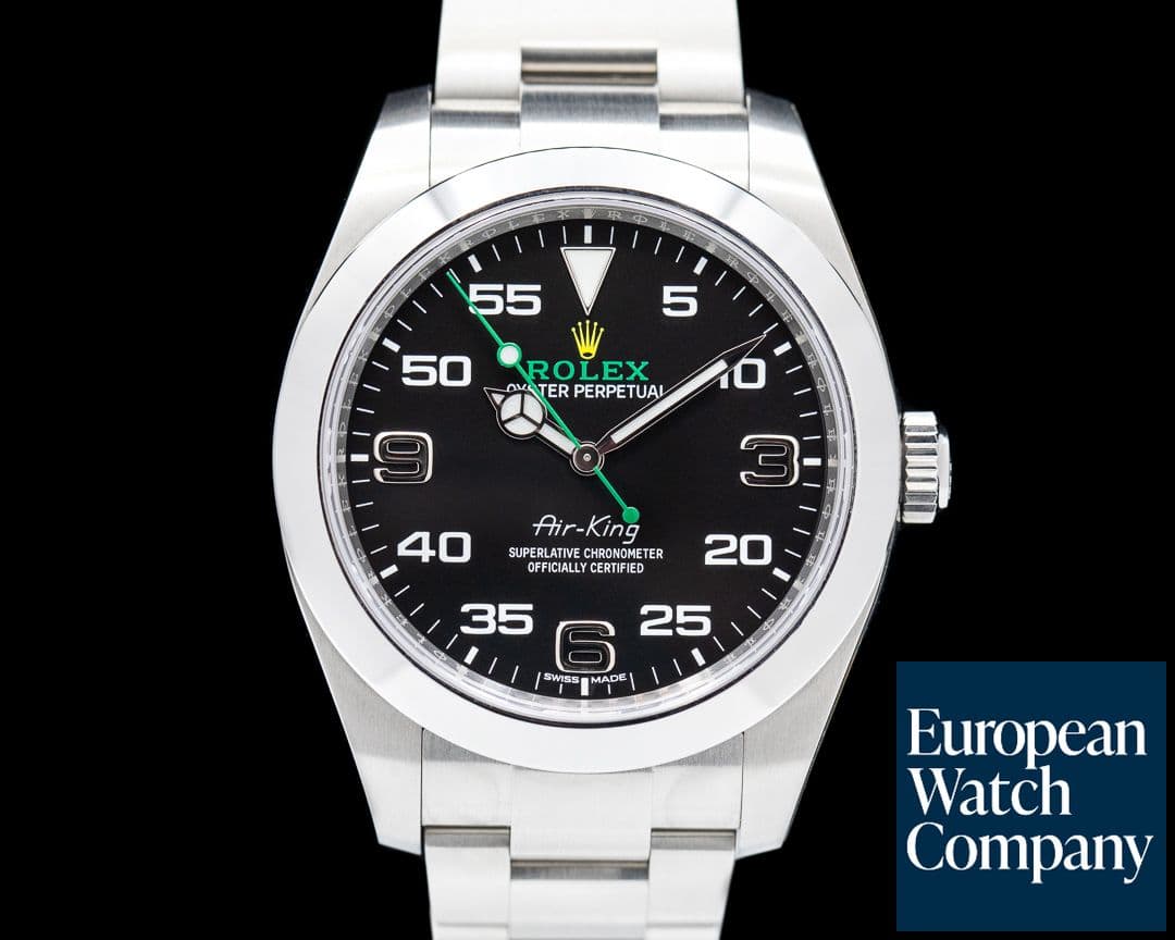 Image of Rolex Air King 116900 Black Dial SS UNWORN