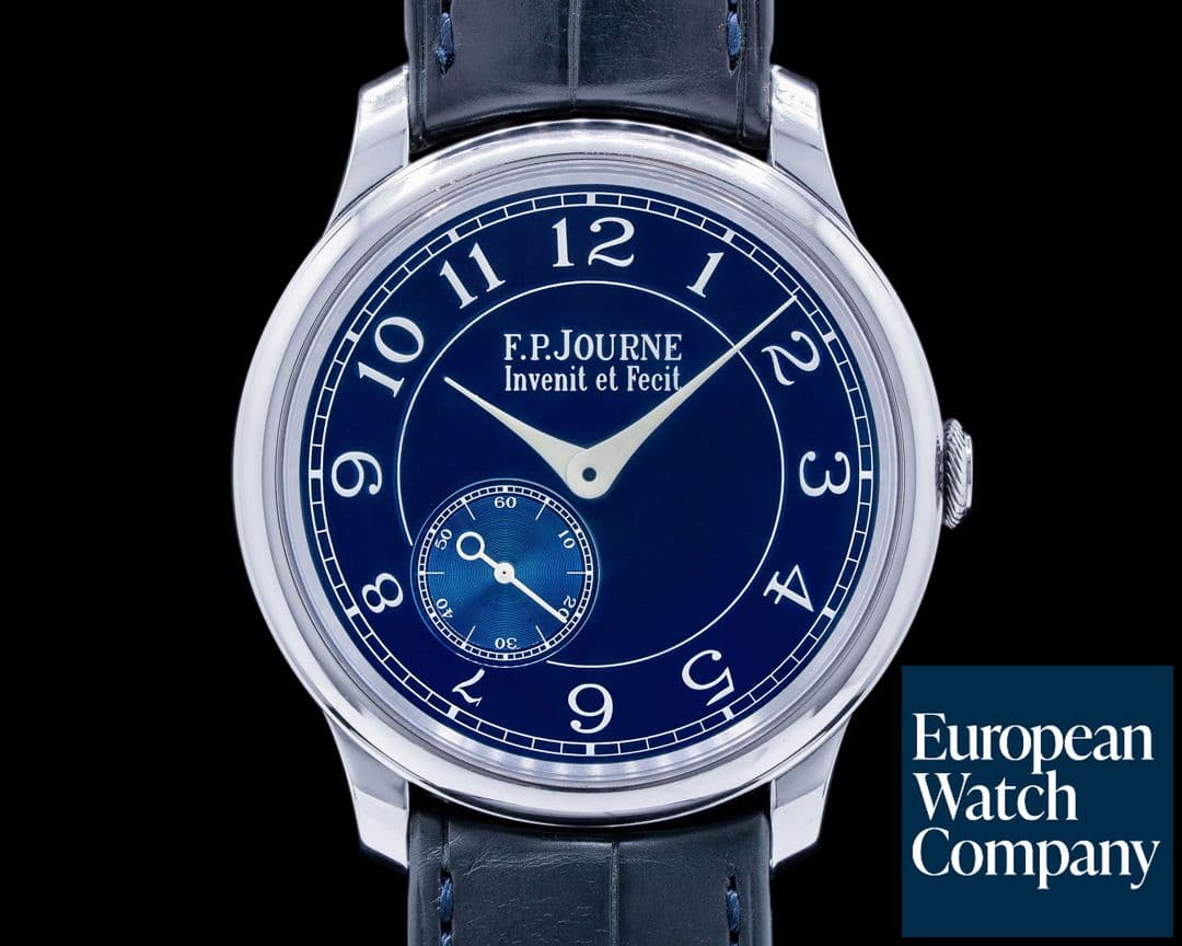 Image of F. P. Journe Chronometre Bleu Tantalum Blue Dial