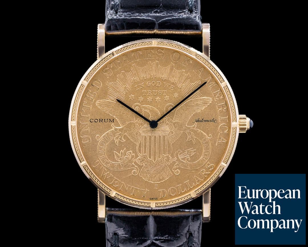 Image of Corum United States $20 Double Eagle Coin 1897 YG Manual Winding 