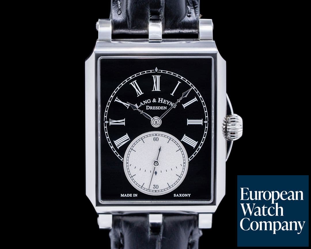 Image of Lang & Heyne Georg SS Black Dial Manual Wind 2022