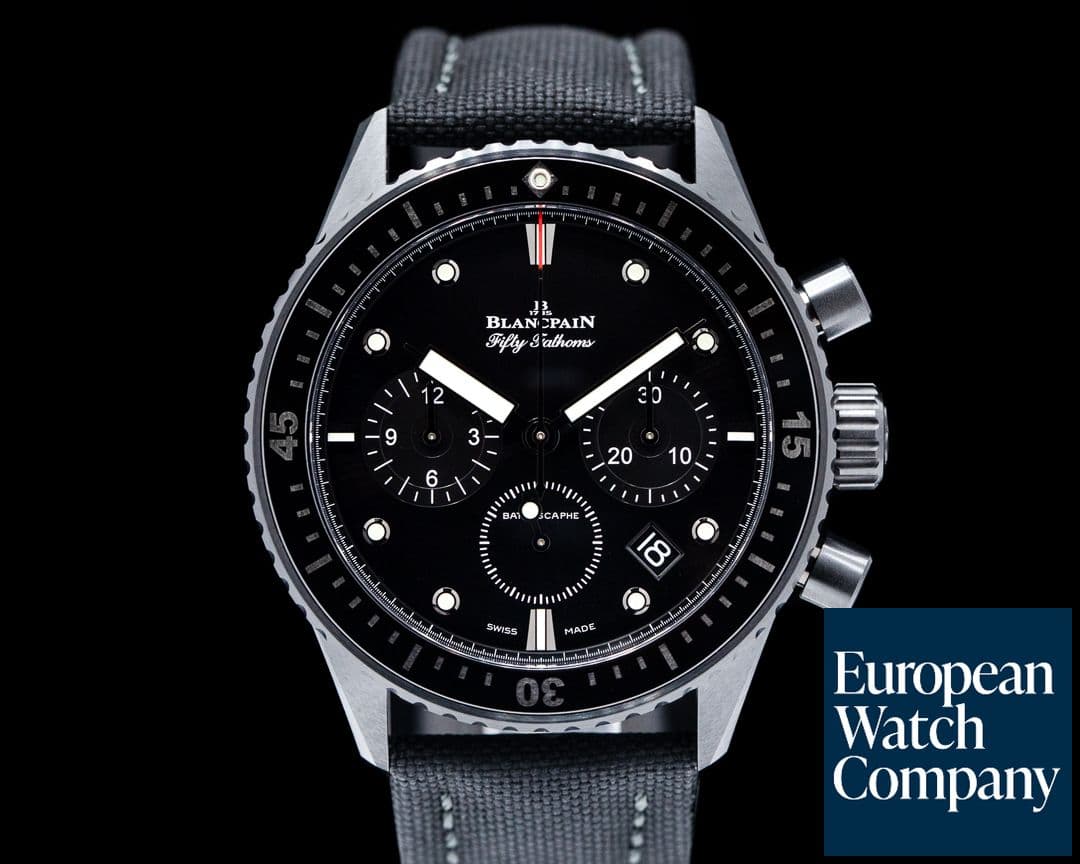Image of Blancpain Fifty Fathoms Bathyscaphe Flyback Chronograph Ceramic UNWORN