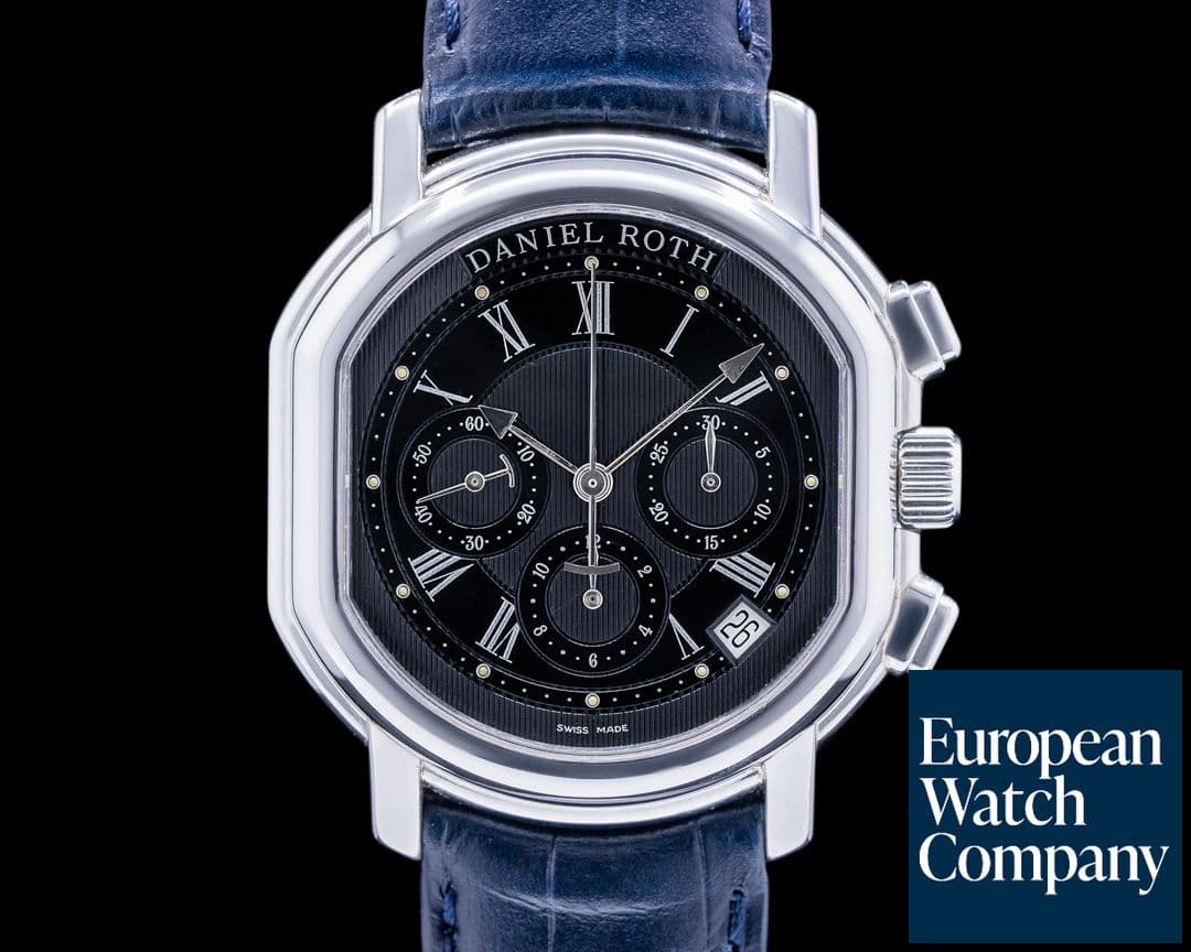 Image of Daniel Roth Masters Chronograph Automatic Black Dial SS S247