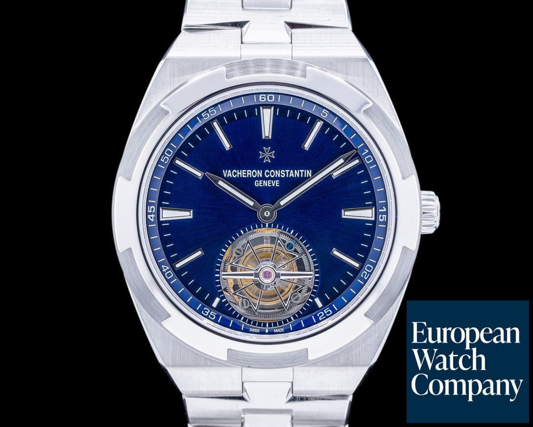 Image of Vacheron Constantin Overseas 6000V/110A Tourbillon SS Blue Dial