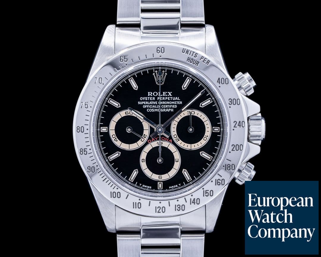 Image of Rolex Daytona 16520 "Zenith Movement" T Series Black Dial