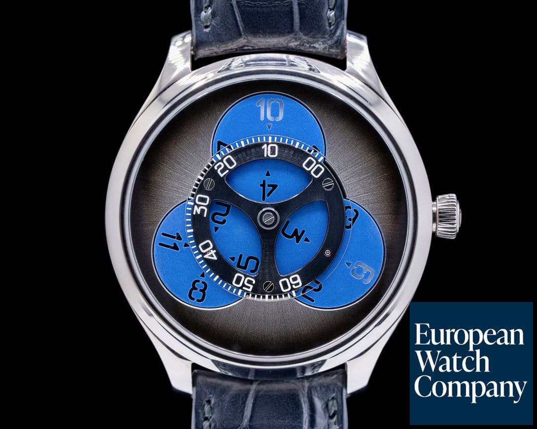 Image of H. Moser and Cie. Endeavour Flying Hours Limited Edition 18K White Gold 