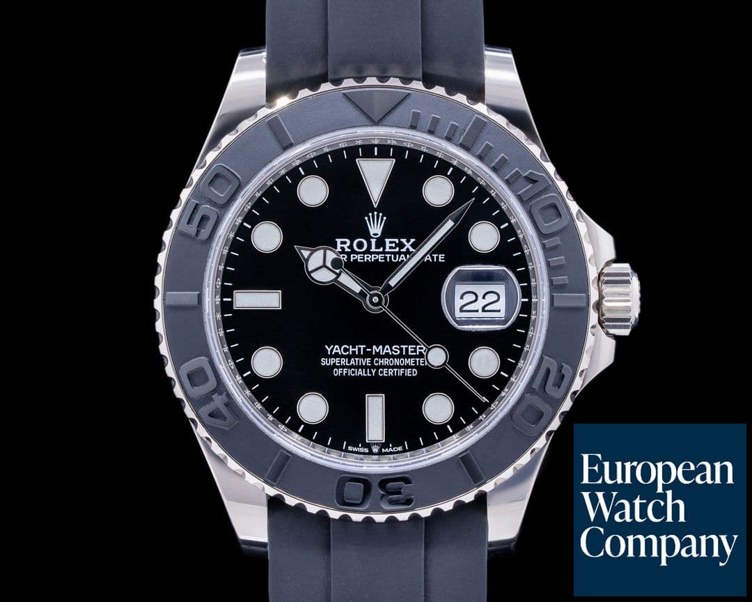 Image of Rolex Yacht Master 226659 18K White Gold / Rubber 42MM 2021