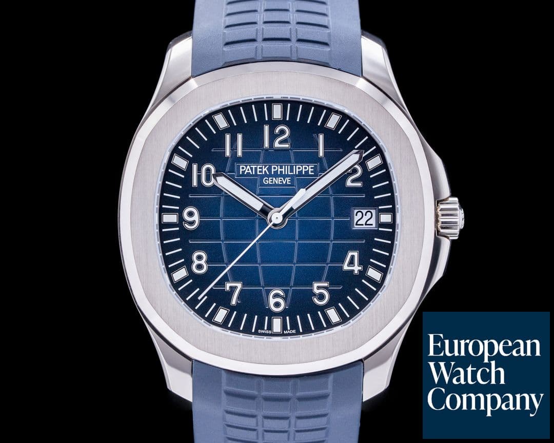Image of Patek Philippe Aquanaut 5168G 18K White Gold / Blue Dial