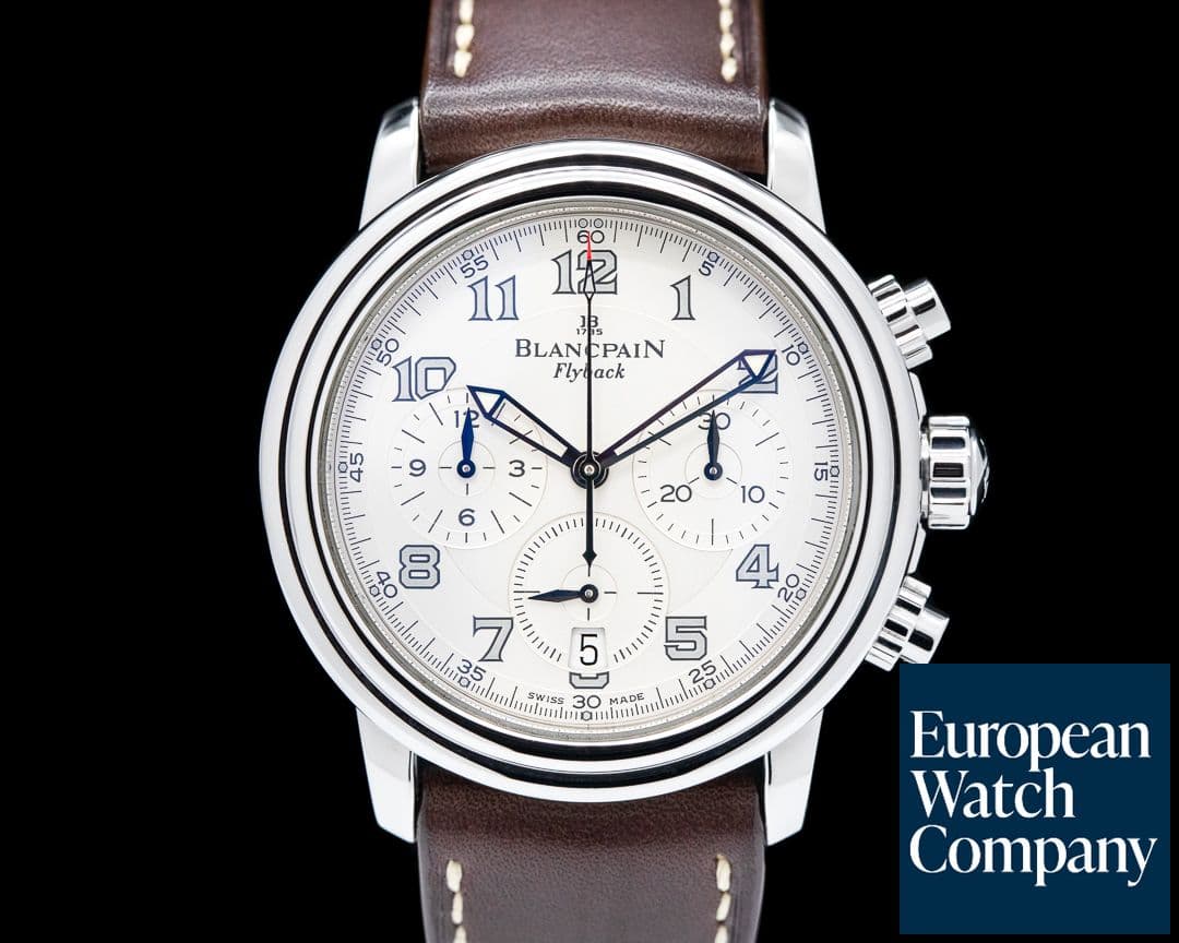 Image of Blancpain Flyback Chronograph Silver Dial SS