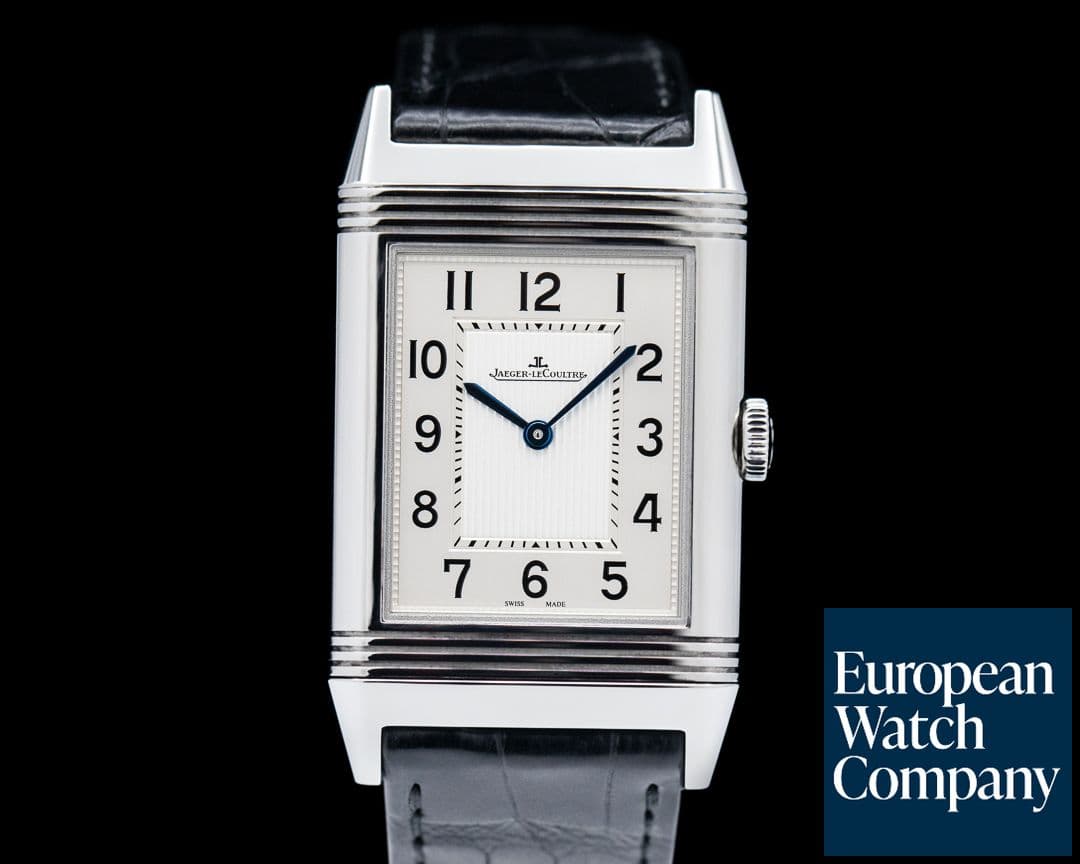 Image of Jaeger LeCoultre Grande Reverso Ultra Thin Silver Dial SS