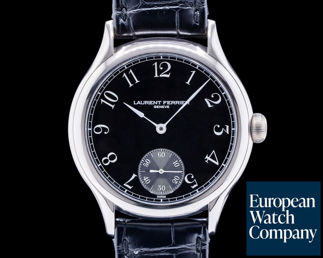 Image of Laurent Ferrier Galet Micro Rotor WG Black Arabic Dial 