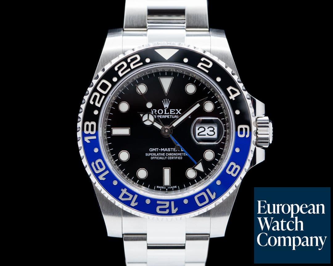 Image of Rolex GMT Master II 116710 Ceramic "Batman" SS