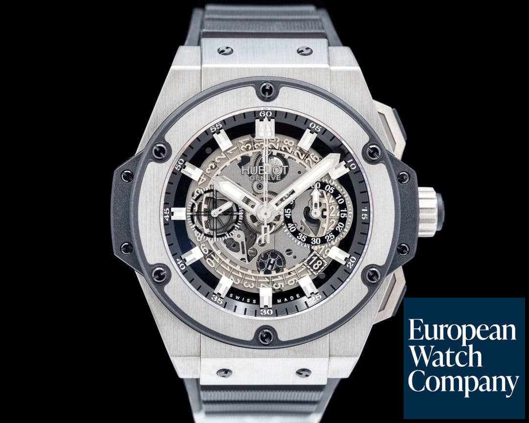 Image of Hublot King Power Unico Chronograph Titanium / Rubber