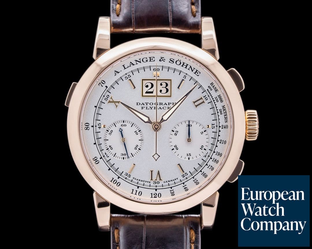 Image of A. Lange and Sohne Datograph 403.032 Flyback 18K Rose Gold FULL SET
