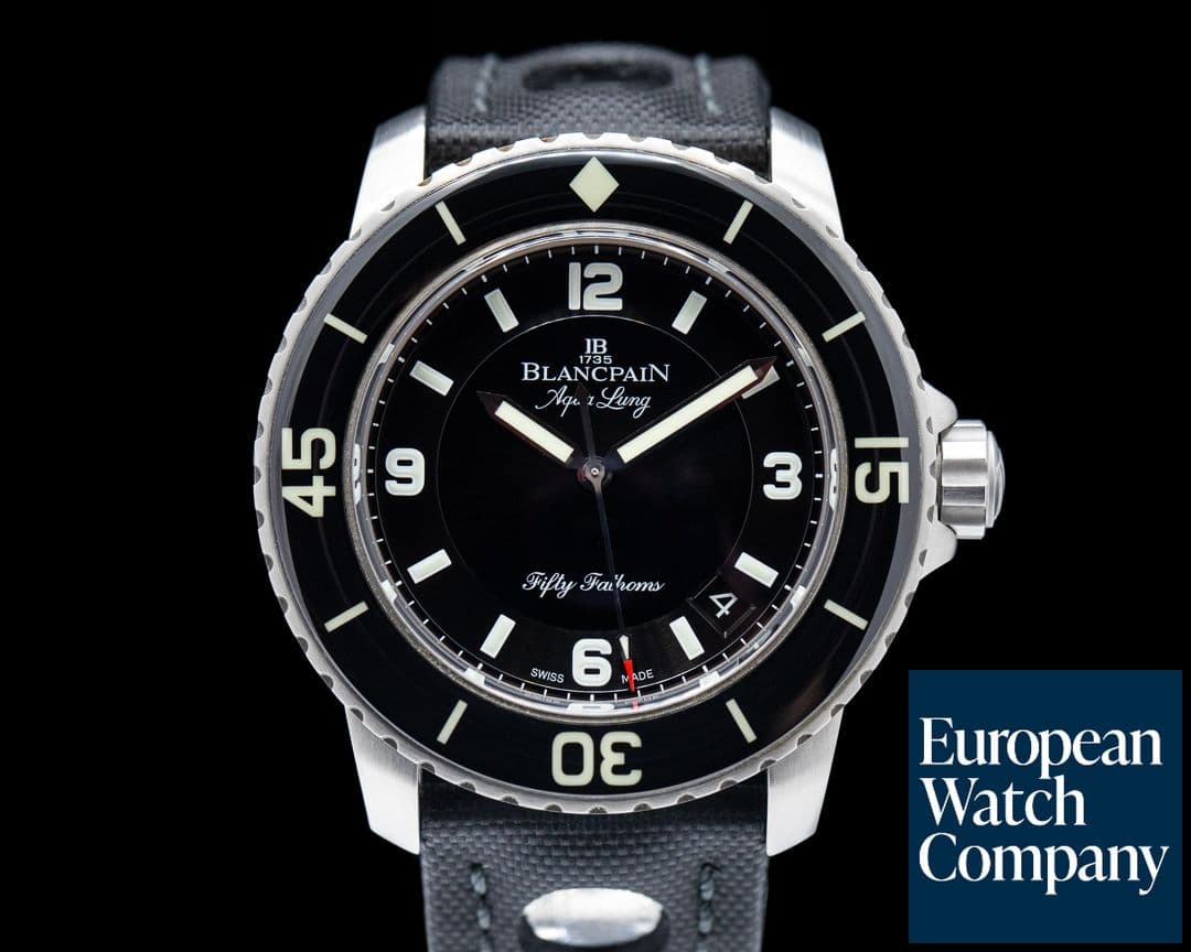 Image of Blancpain Fifty Fathoms "Tribute to Aqualung" SS Limited 