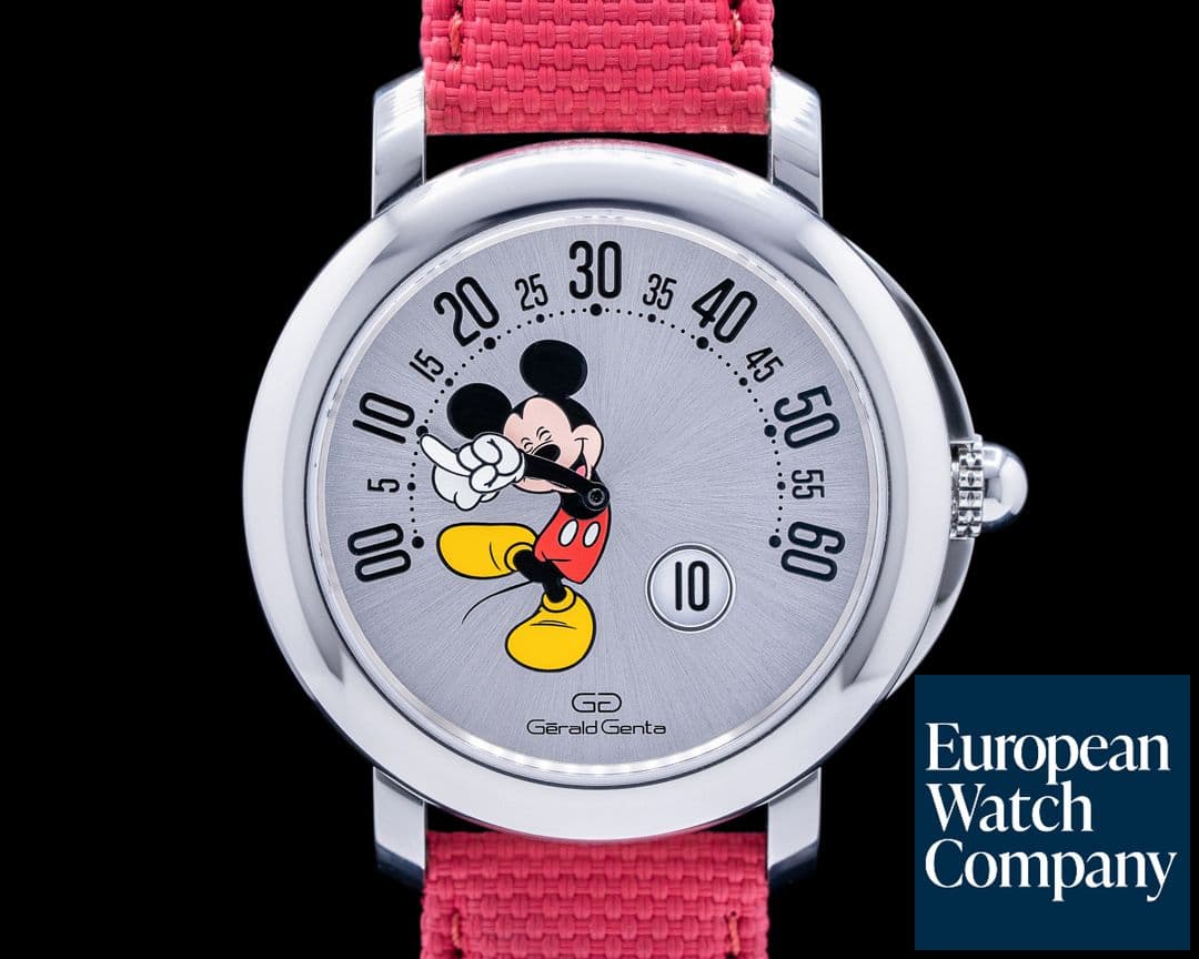 Image of Gerald Genta Arena Bi-Retrograde Mickey Mouse LE of 150 