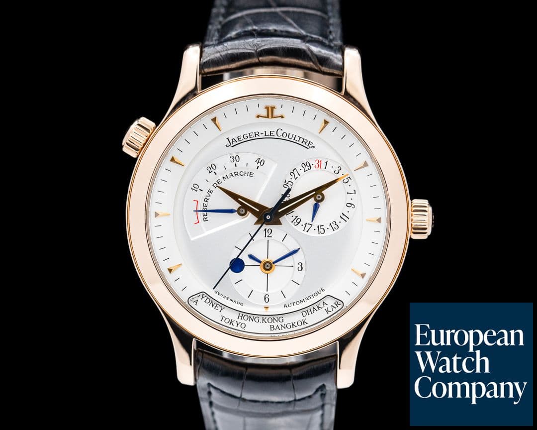 Image of Jaeger LeCoultre Master Geographic 18K Rose Gold 38MM