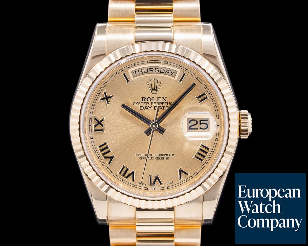 Image of Rolex Day Date President OMAN KHANJAR Champagne Dial 18K Yellow Gold 36MM