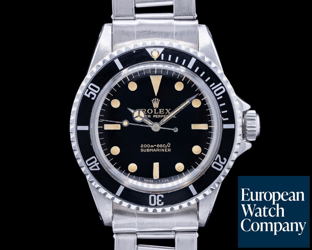Image of Rolex Gilt 5513 Submariner Meters First AMAZING DIAL Circa 1964