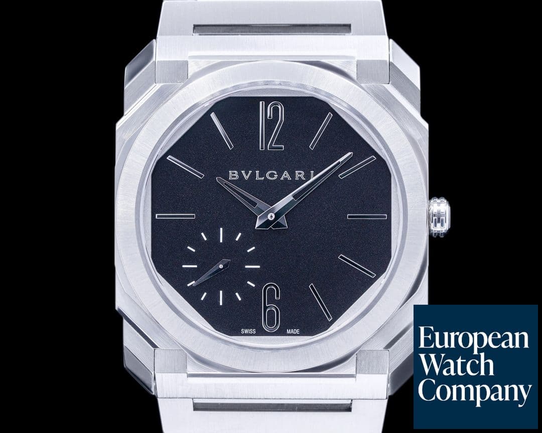 Image of Bulgari Octo Finissimo Extra Thin SS Black Dail 40MM