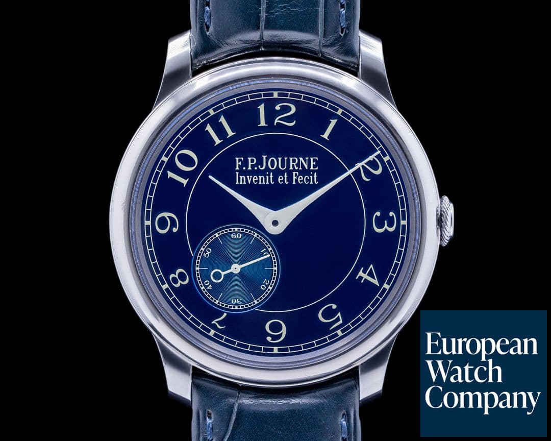 Image of F. P. Journe Chronometre Bleu Tantalum Blue Dial