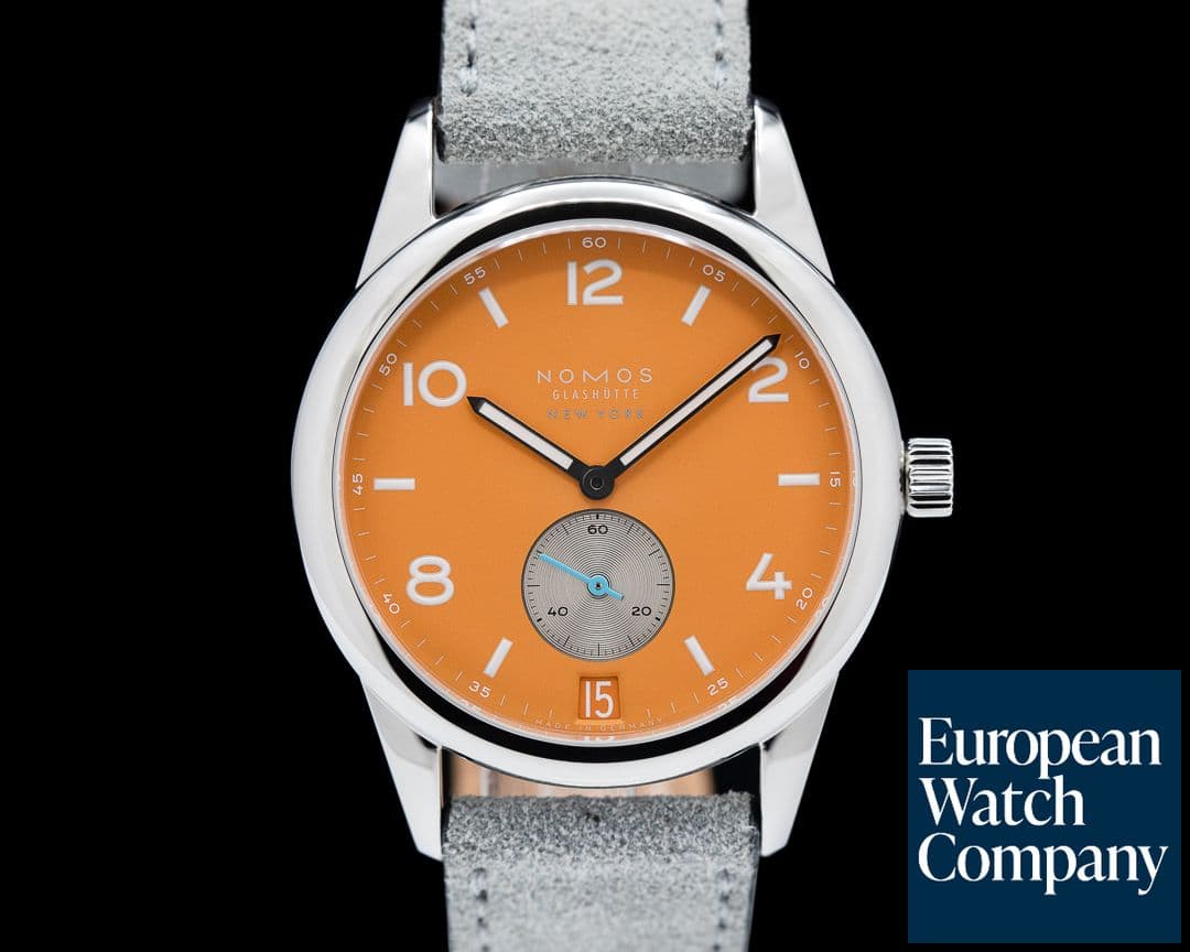 Image of Nomos NOMOS Club Date 38 Limited Edition For Hodinkee "Sienna"