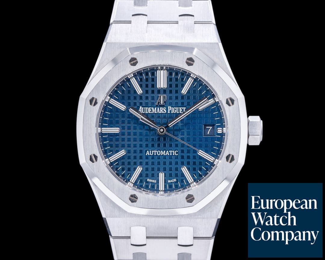 Image of Audemars Piguet Royal Oak 15450ST Blue Dial SS 