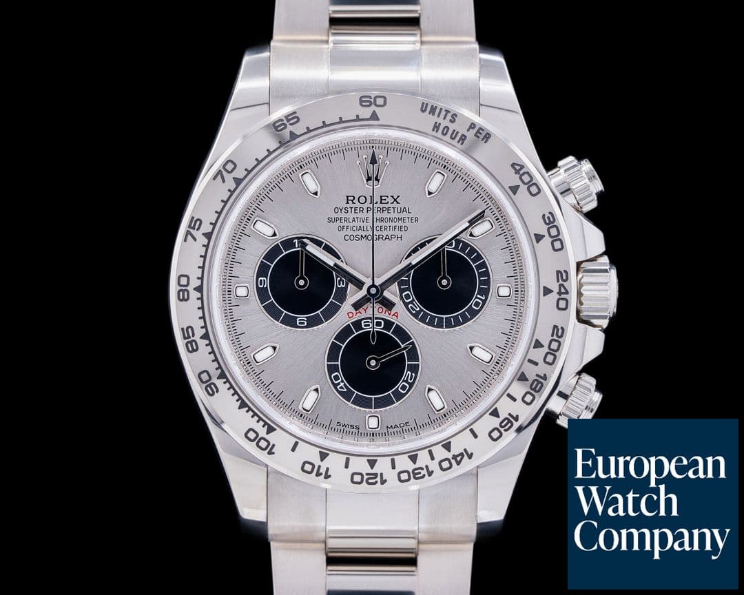 Image of Rolex Daytona 116509 Silver and Black Dial 18K White Gold