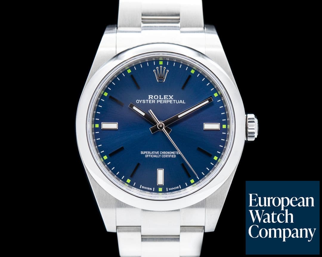 Image of Rolex Oyster Perpetual SS Blue Dial 