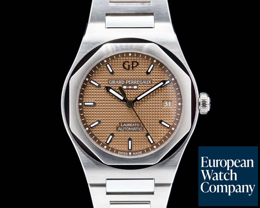 Image of Girard Perregaux Laureato SS / SS 38mm Copper Dial 2023