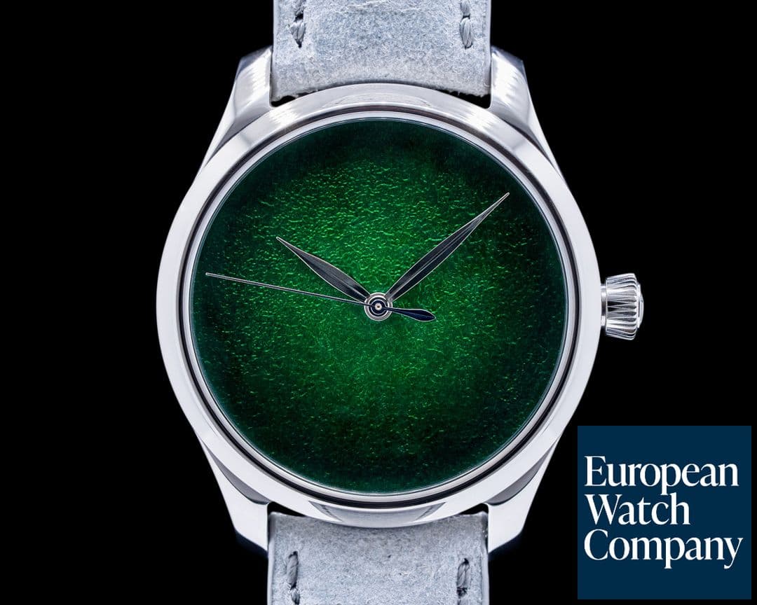 Image of H. Moser and Cie. Endeavour Centre Seconds Concept "Lime" Green Dial 