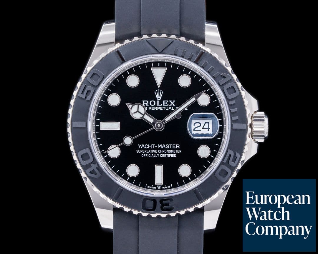 Image of Rolex Yacht Master 226659 18K White Gold / Rubber 42MM 2021