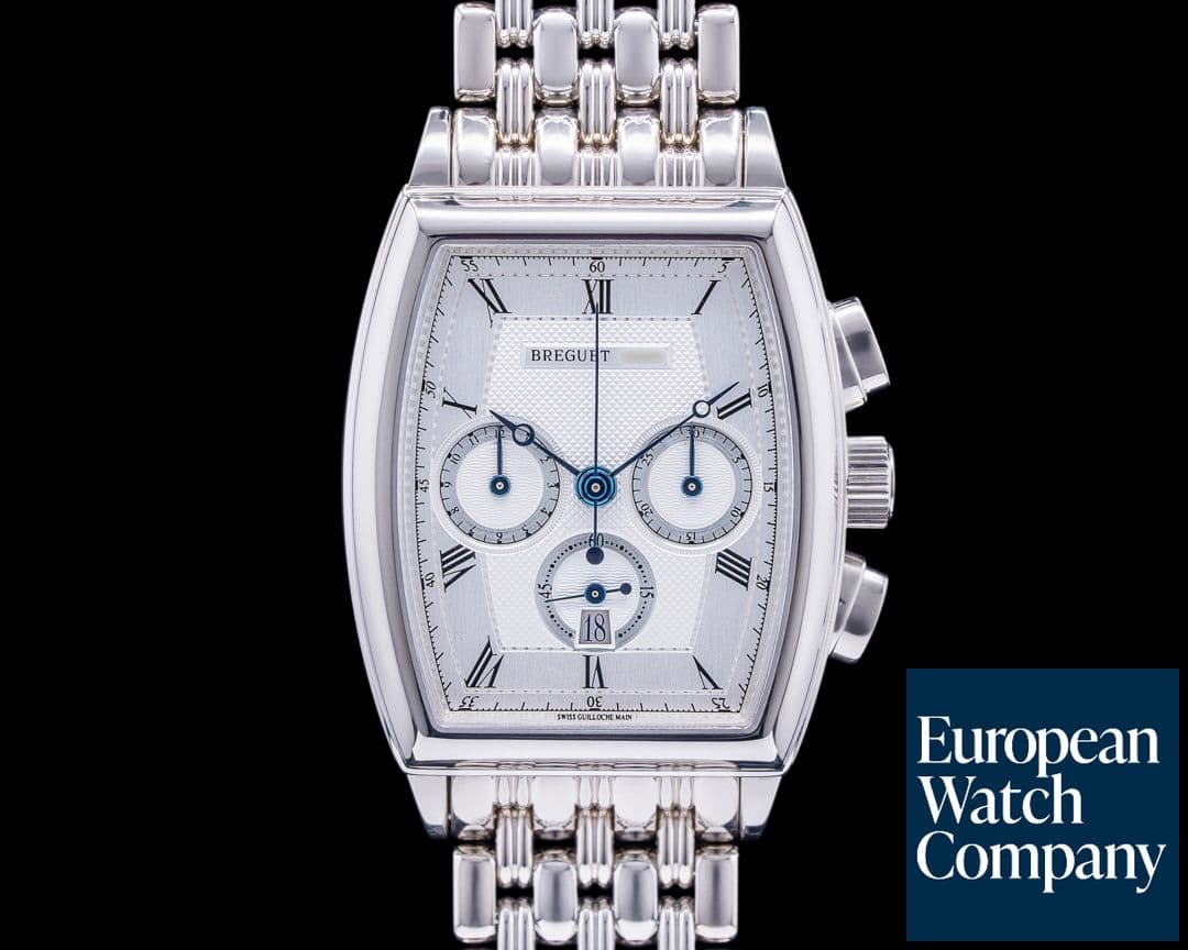 Image of Breguet Heritage Chronograph 5460BB / 18K White Gold Bracelet 