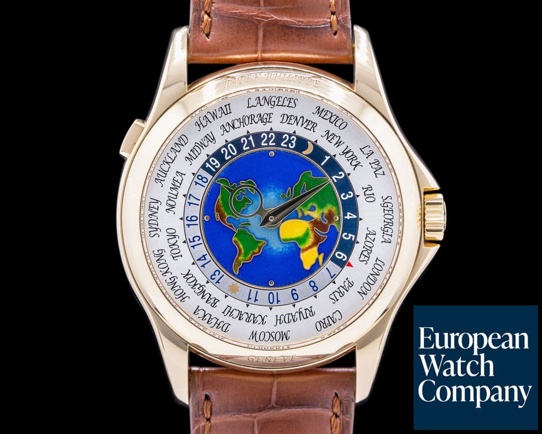 Image of Patek Philippe World Time 5131J Enamel Dial 18K Yellow Gold
