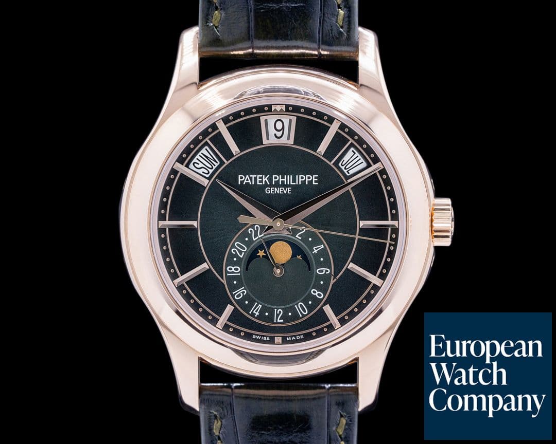 Image of Patek Philippe Annual Calendar 5205R Green Dial 18k Rose Gold 2022 