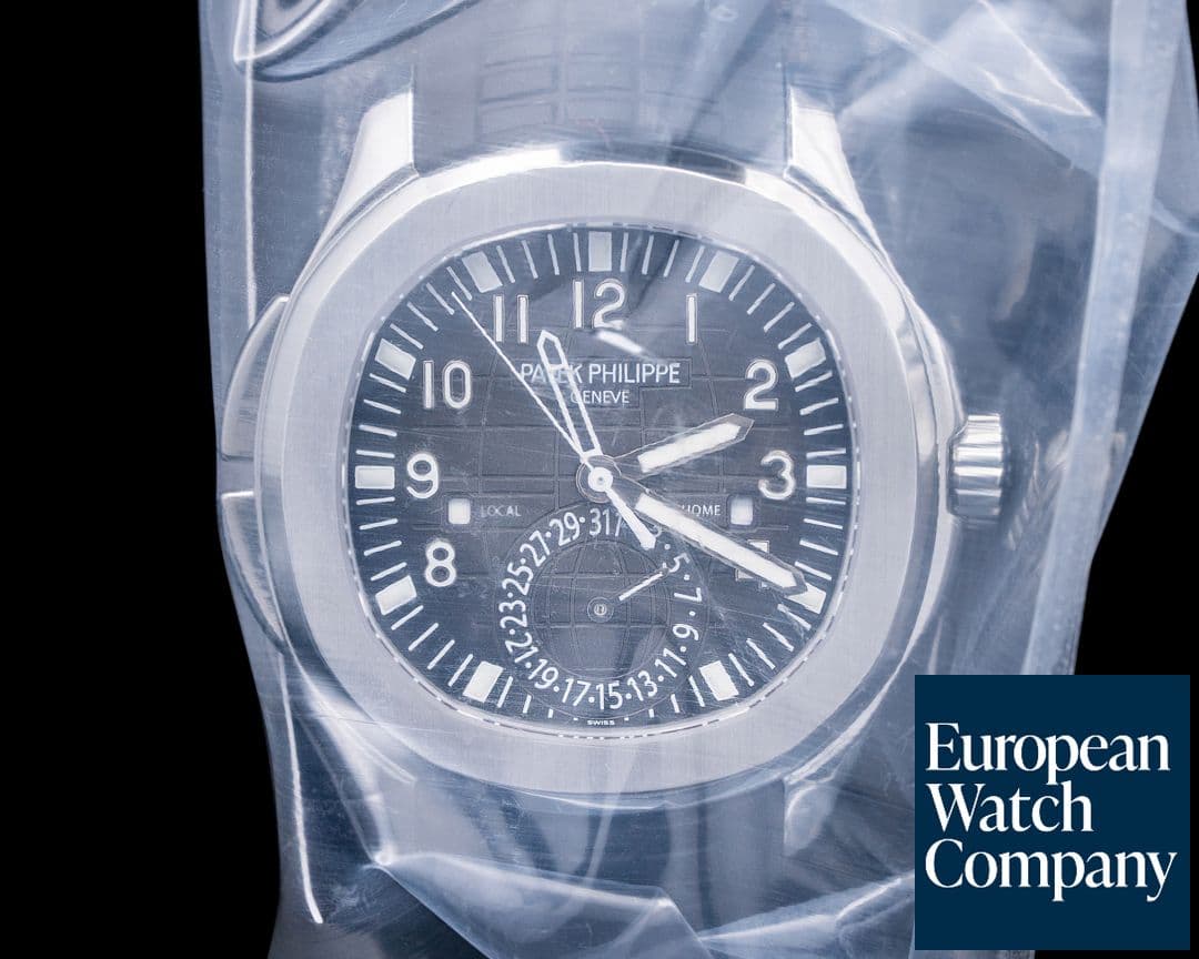 Image of Patek Philippe Aquanaut 5164A Travel Time SS / Rubber PATEK SERVICED