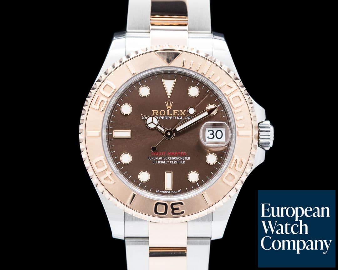 Image of Rolex Yachtmaster Midsize 18K Rose Gold / SS Brown Dial 2021