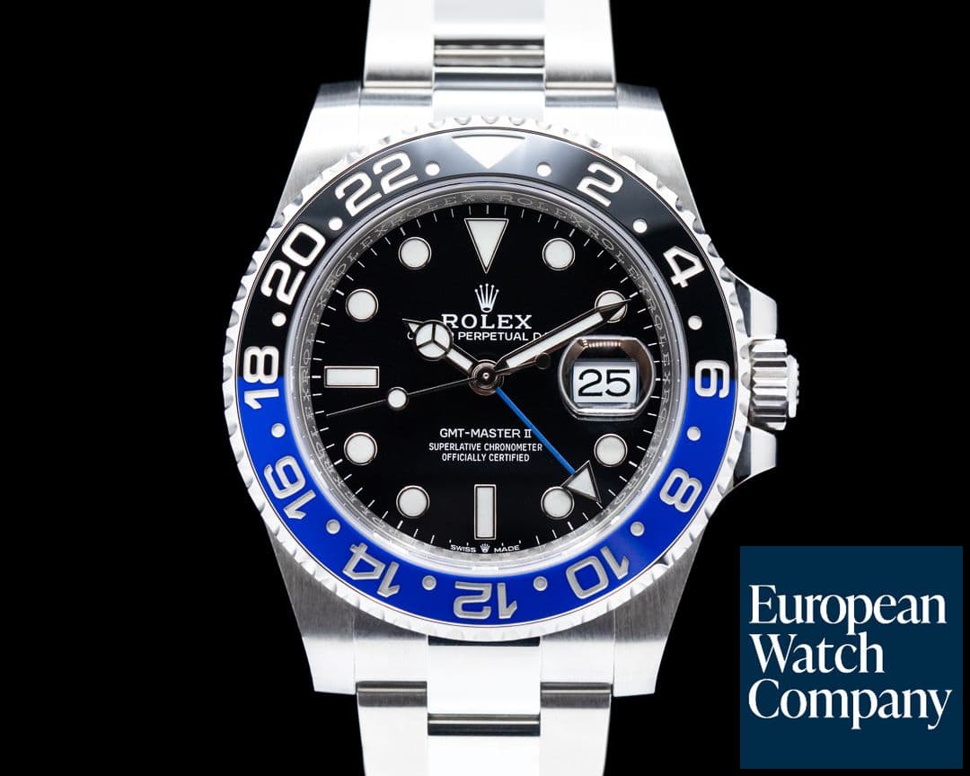Image of Rolex GMT Master II 126710 Ceramic "Batman" SS / SS 2022 UNWORN