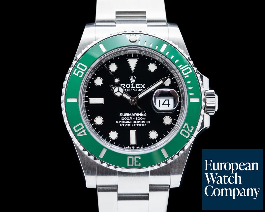 Image of Rolex Submariner Date 126610LV Kermit GREEN Ceramic Bezel 41MM