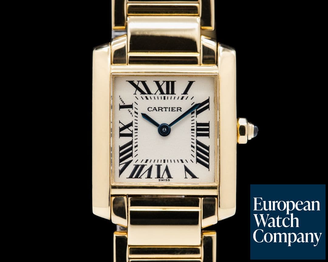 Image of Cartier Ladies Tank Francaise 18K Yellow Gold