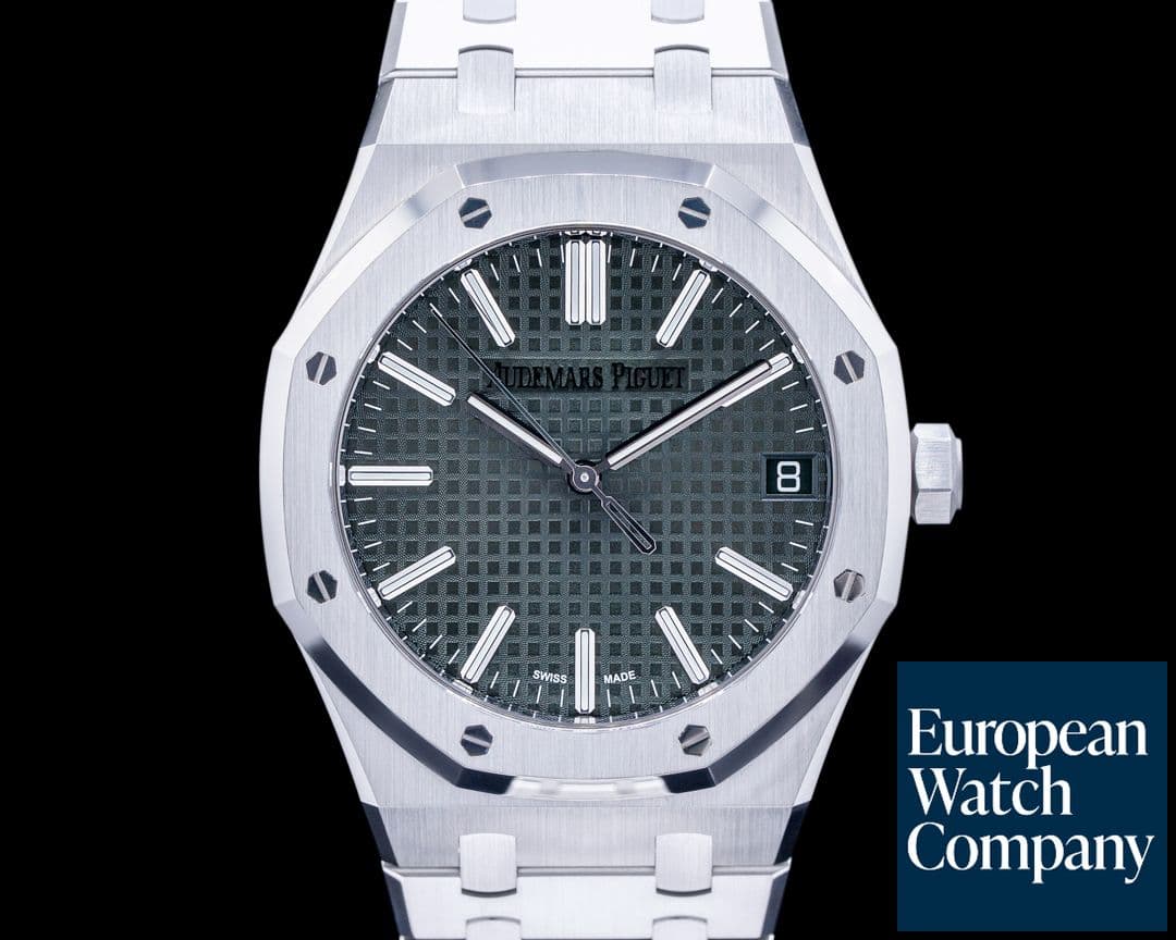 Image of Audemars Piguet Royal Oak Green Dial 15510ST 50th Anniversary