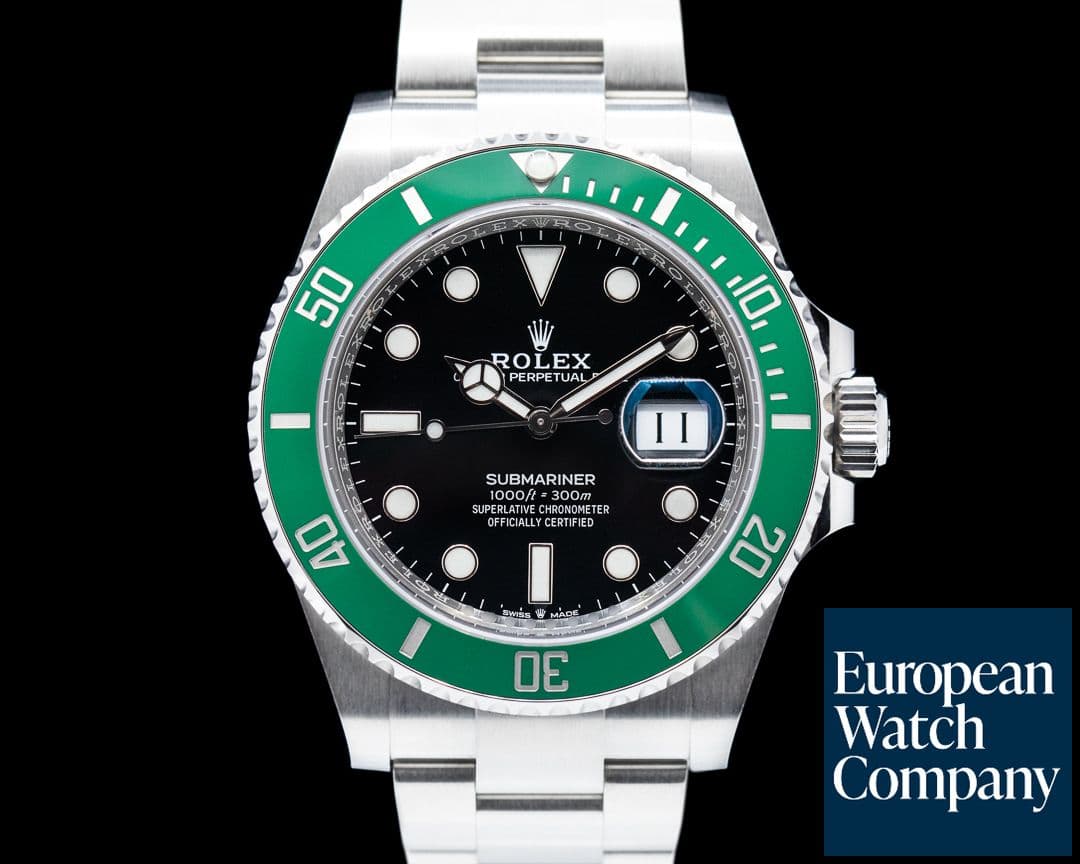 Image of Rolex Submariner Date 126610LV Kermit GREEN Ceramic Bezel 41MM 2022