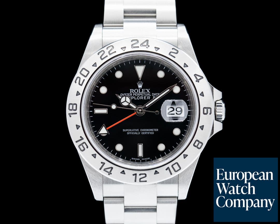 Image of Rolex Explorer II SS Black Dial 16570 3186
