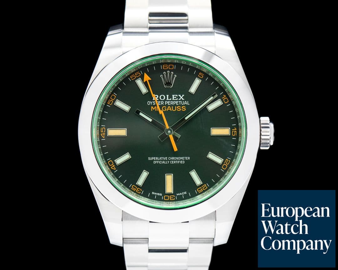 Image of Rolex Milgauss 116400GV Green Crystal Edition 2023
