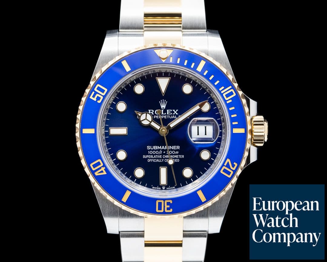 Image of Rolex Submariner 41MM 126613LB Ceramic Blue Dial 18K / SS Like New 2023